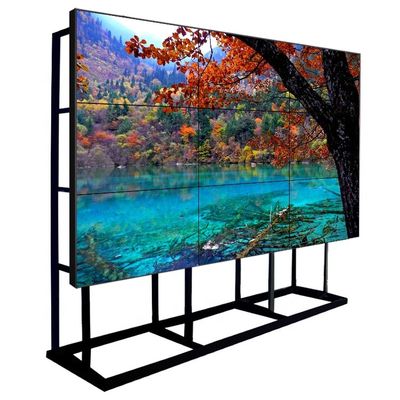 Ultra Narrow Edge UHD LCD Splicing Screen 55 polegadas 3,5 mm Indoor Video Wall Display