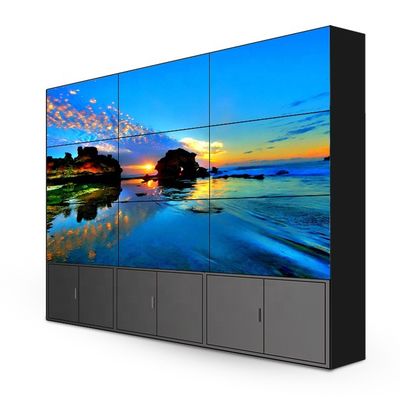 Ultra Narrow Edge UHD LCD Splicing Screen 55 polegadas 3,5 mm Indoor Video Wall Display
