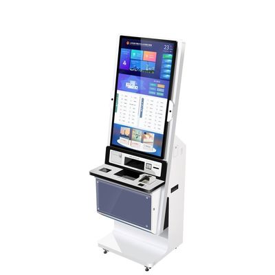 Quiosque de tela sensível ao toque de faturamento médico CE de 32 polegadas com toque capacitivo para check-in hospitalar