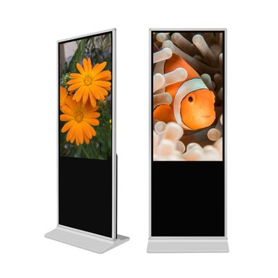 Quiosque de tela sensível ao toque para sinalização digital interna vertical LCD HD de 43 polegadas