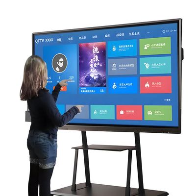 Quadro Interativo Digital de 110 Polegadas com Tela 4K Ultra HD e Caneta Eletromagnética