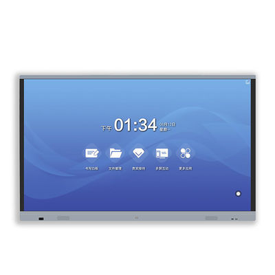 Quadro Branco Interativo Digital de 55 Polegadas com Tela Sem Fio e Tela Multitoque para Ensino e Reuniões