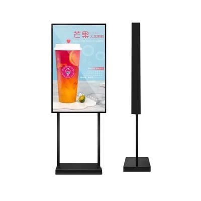 55 polegadas 16:9 Display de publicidade de alto brilho Reprodutor de vídeo Ecrã LCD com 2000cd/m2 Brilho para vitrine