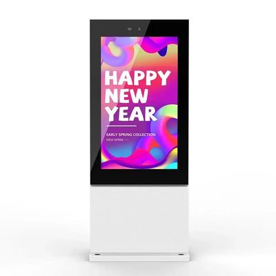 Freestanding Outdoor Advertising Screen Display with High Brightness Wide Operating Temperature Range and Low Power Consumption (Ecrã de publicidade externo autônomo com alto brilho, ampla faixa de temperatura operacional e baixo consumo de energia)