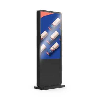 Monitor LCD externo de alto brilho de 65 polegadas com proteção IP65 e ampla faixa de temperatura de funcionamento