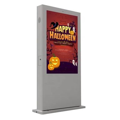 IP65 Impotente Ecrã de Publicidade Externa Display Player de Alto Brilho 55 polegadas