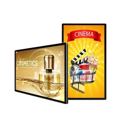 Montagem de parede Digital de vídeo externo de publicidade tela de 50 polegadas não ventilador