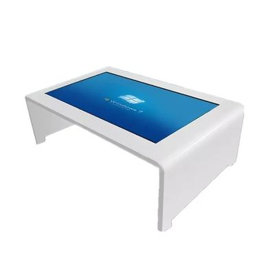 55 polegadas Capacitive Interactive Touch Screen Table com 500 cd/m2 Brilho e 10 pontos de toque
