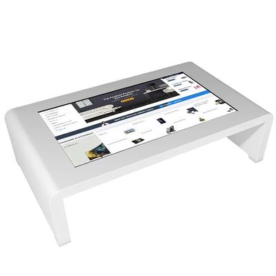 Smart Interactive Touch Screen Table Android Windows OS LCD Tabela de café