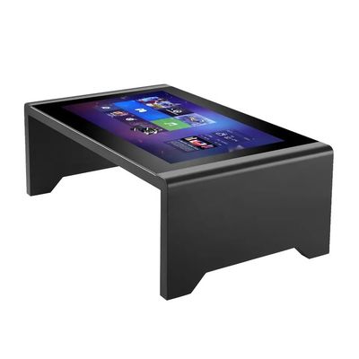 Mesa de jogos de tela sensível ao toque digital de 43 polegadas com vidro de aço inoxidável e resolução 1920×1080