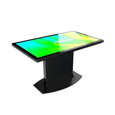 Mesa de tela interativa de 43 polegadas com toque capacitivo e mesa de café inteligente de resolução 1920x1080