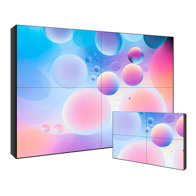 Reprodutor de vídeo montado na parede de 46 polegadas de LCD com borda ultra estreita 3,5 mm
