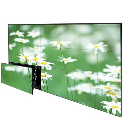 Tela de Emenda LCD de 55 polegadas com Resolução 4K e Display de Borda Estreita para Aplicações de Videowall