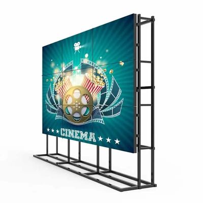 Parede de TV LCD comercial de 46 polegadas 1,8 mm Parede de publicidade em pé