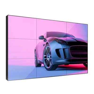 49 polegadas de alta luminosidade tela de emolduramento LCD com 0,88mm estreito bisel para publicidade de parede de vídeo interior
