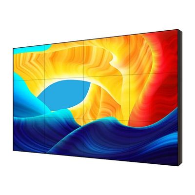 1.8mm LCD Splicing Wall Screen 55 polegadas sem quadro Monitor de parede montado no chão