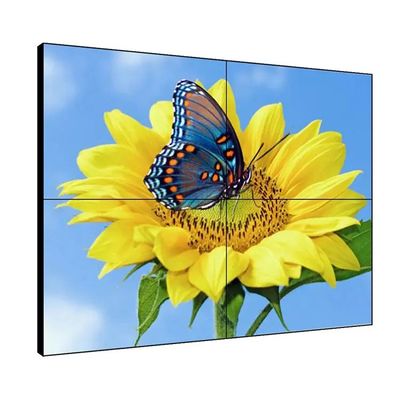 Parede de emenda LCD de 46 polegadas com borda ultrafina de 0,88 mm, brilho de 500 cd/m2 e instalação na parede