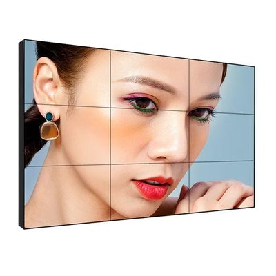 Tela de LCD de 55 polegadas com tela sensível ao toque infravermelha e brilho de 500cd/m2 para displays de parede de vídeo comercial