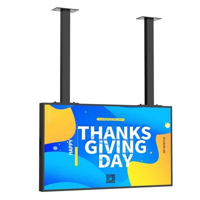 Display de publicidade LCD metálico com alto brilho de 1500 Nits e ROHS aprovado para sinalização digital comercial