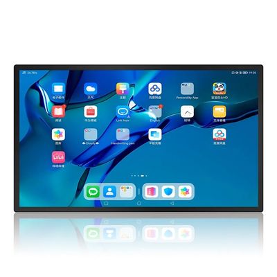 Display de publicidade LCD de 86 polegadas montado na parede com resolução 4K para sinalização digital do governo