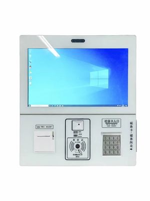 21.5 polegadas capacitivo touch screen quiosque de autoatendimento com QR code scanner para check-in e pagamento no hospital