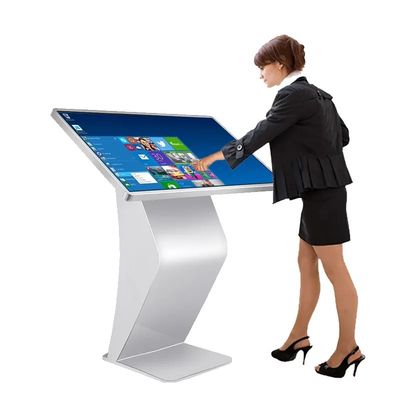 Ecrã de toque 4K Digital Kiosk 50 polegadas Ecrã de toque capacitivo