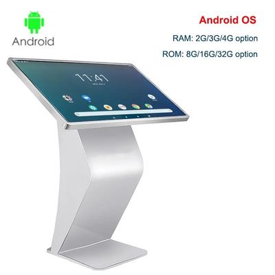 Ecrã de toque 4K Digital Kiosk 50 polegadas Ecrã de toque capacitivo