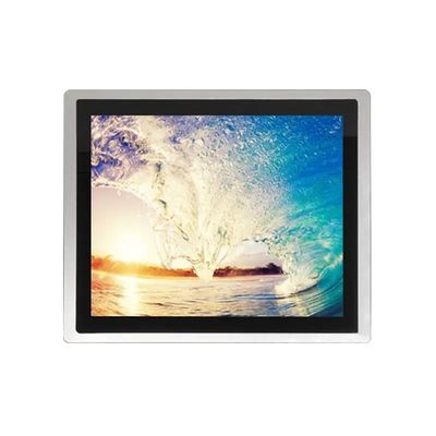 Monitor de tela sensível ao toque industrial de 19 polegadas com IP65 resistente à água e 10 pontos capacitivo touch display