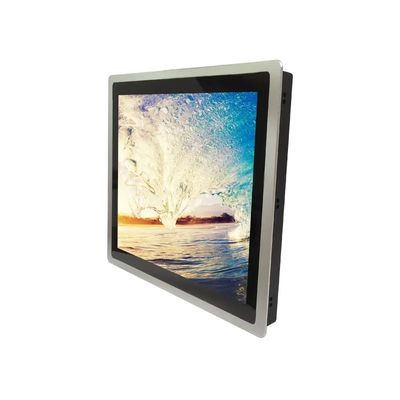 Monitor de tela sensível ao toque industrial de 19 polegadas com IP65 resistente à água e 10 pontos capacitivo touch display
