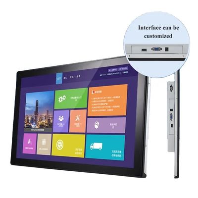 27 polegadas de resistência à água IP65 Frente capacitivo touch screen monitor com 1920 x 1080 resolução