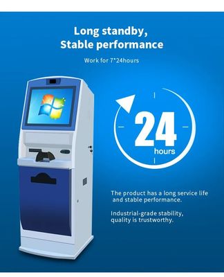 19 polegadas de tela sensível ao toque com processador Intel Core i3/i5/i7 e resolução 1920*1080 para terminal de autoatendimento