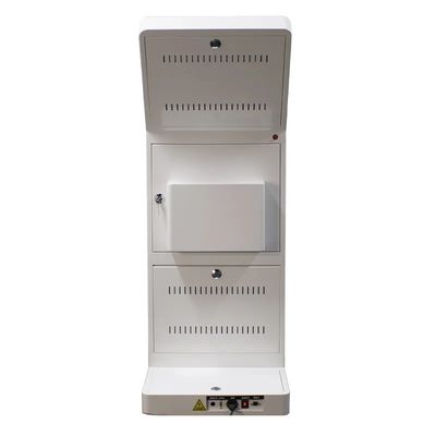 21.5 polegadas piso de pé touch screen quiosque com IC Card Reader e QR Code Scanner