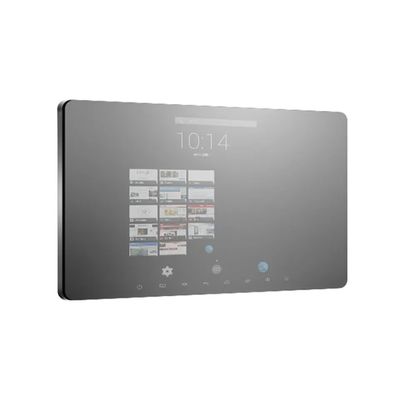 21.5 polegadas Espelho montado na parede Display de publicidade Smart Touch Screen Espelho de maquiagem