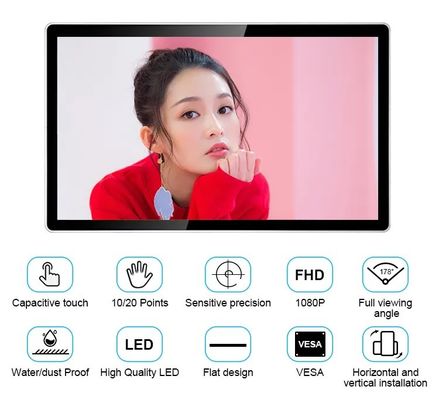 Monitor com Tela Sensível ao Toque Capacitiva de 15,6 Polegadas com Resolução de 1920x1080 e Multitoque para Display Industrial