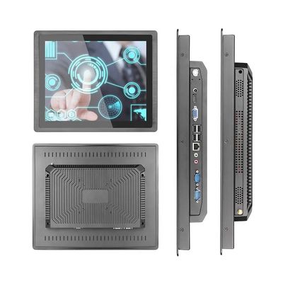 Monitor de tela sensível ao toque à água de 17 polegadas PC todo-em-um com vibração anti-choque e tela de alto brilho