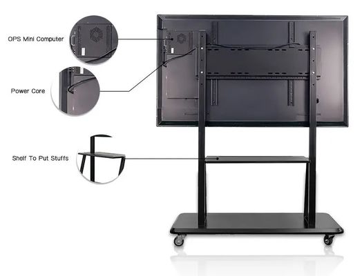 Smart Touch Screen 55 polegadas Display interativo de painel plano 16:9 relação de aspecto