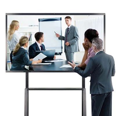 85 polegadas 4K Ultra HD Digital Interactive Whiteboard com videoconferência para salas de reuniões