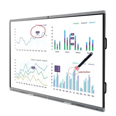 85 polegadas 4K Ultra HD Digital Interactive Whiteboard com videoconferência para salas de reuniões