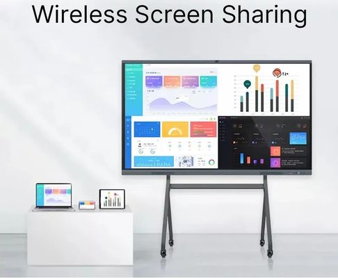 85 polegadas 4K Ultra HD Digital Interactive Whiteboard com videoconferência para salas de reuniões