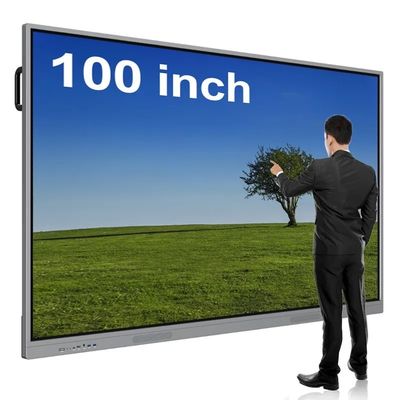 100 polegadas Full HD Large Digital Interactive Whiteboard Smart Painel Flat touch screen