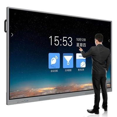 100 polegadas Full HD Multi-touch Digital Interativo Whiteboard Smart Painel Flat Touch Screen Monitor