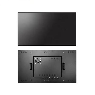 Parede LCD de empalhe de interior 55 polegadas tela de toque vídeo parede Bezel publicidade
