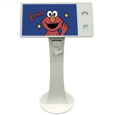 Quiosque de autoatendimento com tela sensível ao toque capacitiva de 22 polegadas com scanner de código QR e opções personalizáveis