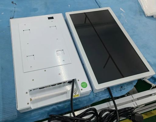 21.5 polegadas Android Video LCD Publicidade Display 3000: 1 Contraste Plain Shell traseira