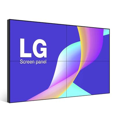 Parede de Vídeo de Emenda LCD de 75 polegadas com Alto Brilho e Amplo Ângulo de Visão para Sinalização Digital
