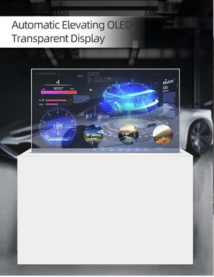 Monitor de Sinalização Digital com Tela Transparente OLED de 55 Polegadas e Toque Capacitivo, Resolução 1920*1080