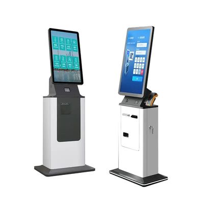 Ecrã de toque Hotel Self Check In Kiosk 32 polegadas Parque de estacionamento Carro Pagamento Kiosk de autoatendimento