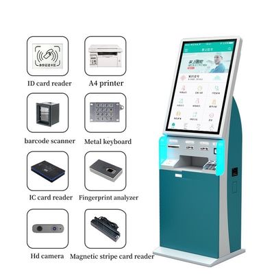 32 polegadas Self-Service Digital Display Touch Screen Quiosque Com Impressora A5