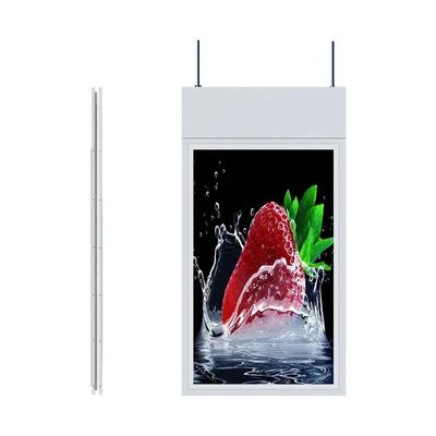 Ecrã de toque pendurado Monitor de quiosque Revestimento metálico com sistema Android Windows