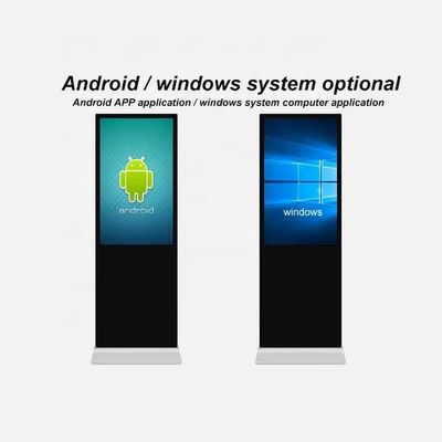 Windows 10 Touch Screen Digital Kiosk Integrado Intel HD Display em pé